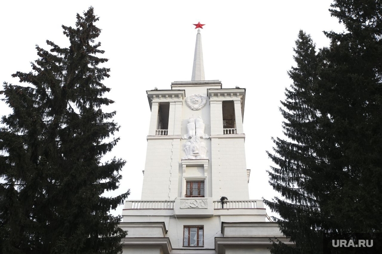 Барельеф Сталина на ОДО. Екатеринбург, сталин, барельеф