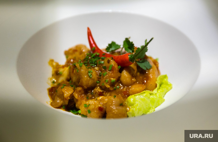 Ресторан Kaori в ресторане Cibo. Екатеринбург, перец, блюдо, ресторан, курица
