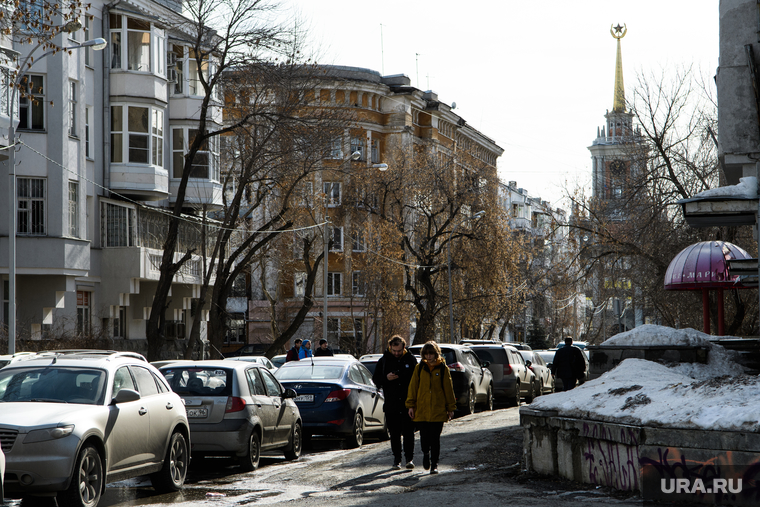 Виды Екатеринбурга, улица володарского, город екатеринбург, весна