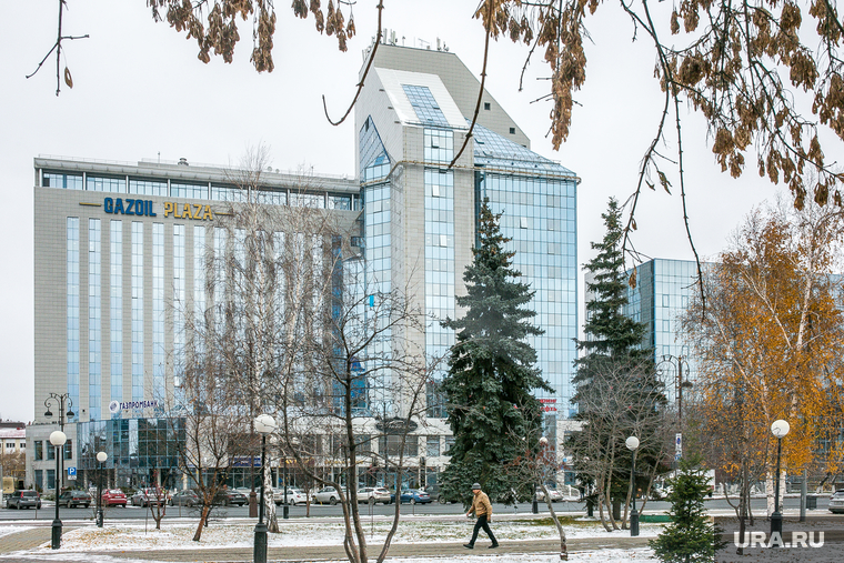 Первый снег. Тюмень, газпром, тюмень, виды тюмени
