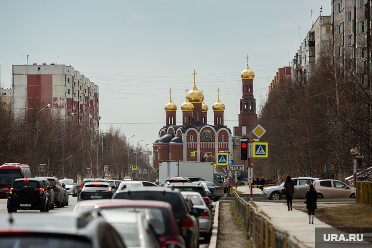 Виды города. Нижневартовск, город нижневартовск, храм рождества христова