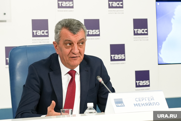Сергей Меняйло на пресс-конференции в ТАСС. Москва, меняйло сергей