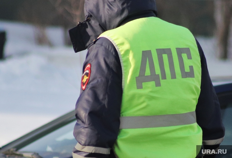 Полпред Якушев Владимир посетил проспект Мальцева. Курган, зима, гибдд, дпс, гаи