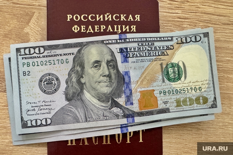 Доллары США. Курган, паспорт, валюта, паспорт рф, купюры, деньги, доллары