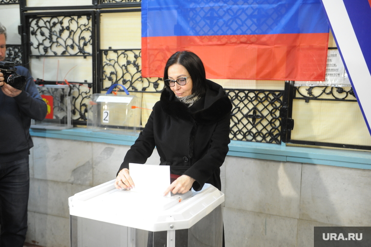 Наталья Котова проголосовала на выборах президента
