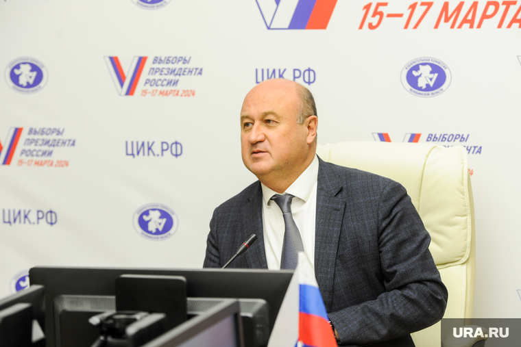 Пресс-конференция о выборах президента. Челябинск, голицын евгений, избирком