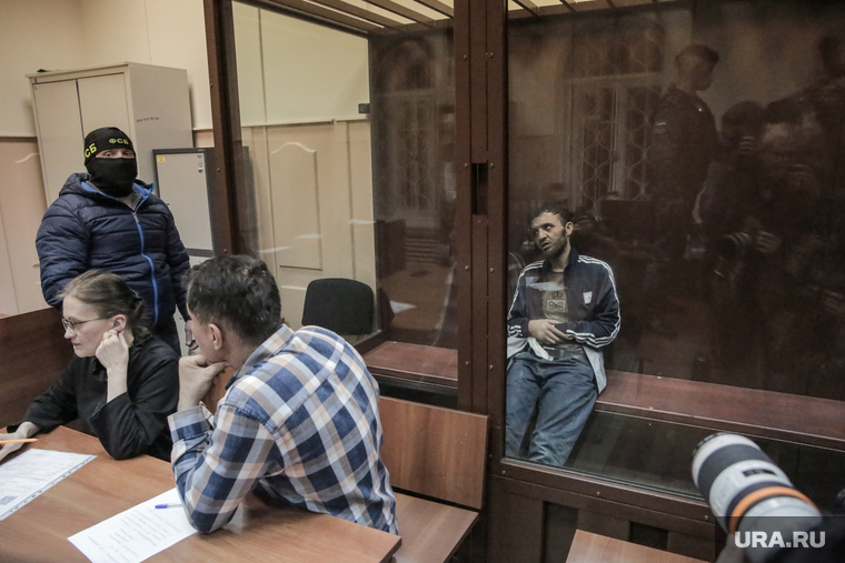Вынесение меры пресечения Басманном судом обвиняемым в совершении террористического акта в Крокус-сити Холле. Москва, мирзоев далерджон