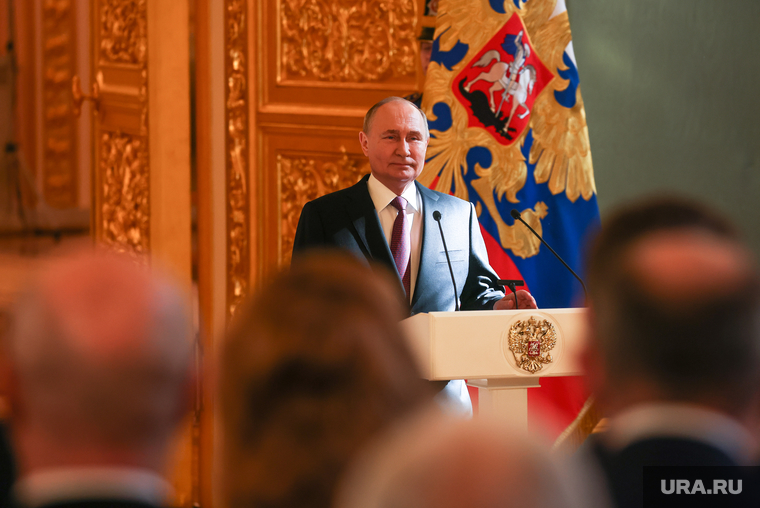 Президент России Владимир Путин на встрече с доверенными лицами. Москва, путин владимир