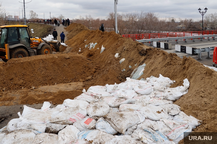 Кировский мост. Курган, паводок