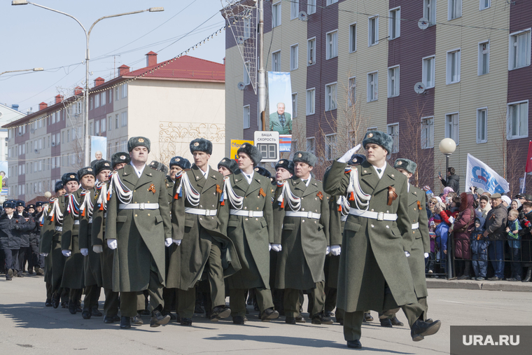 День Победы, Салехард, 9 мая, парад