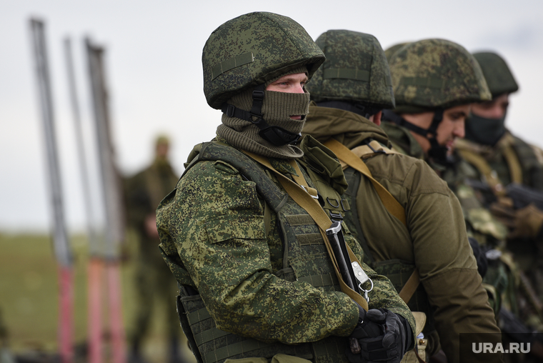 Мобилизованные на одном из полигонов в зоне СВО. ДНР, мобилизация, сво