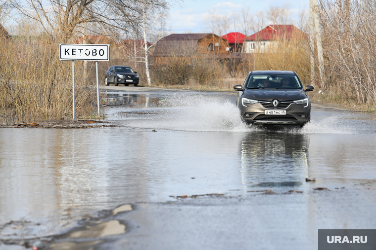 Подтопление в селе Кетово и окрестностях. Курганская область, половодье, чрезвычайная ситуация, паводок, наводнение, потоп, стихийное бедствие