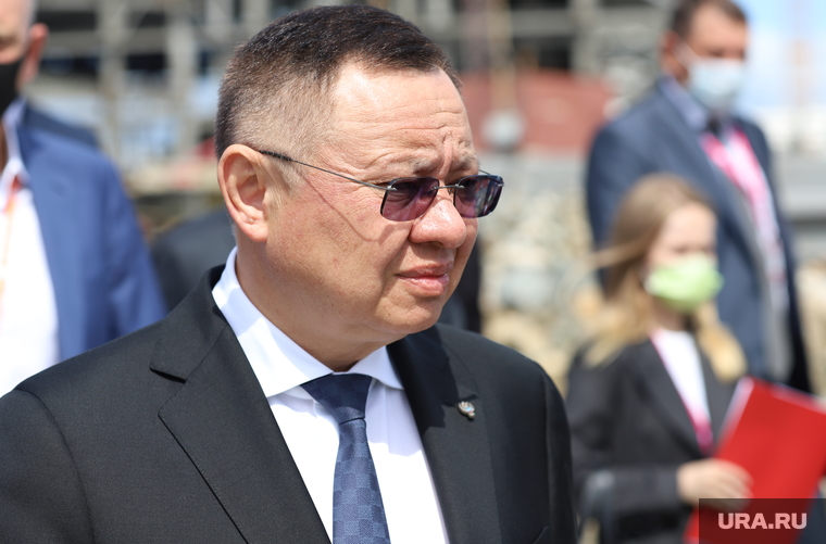 Церемония закладки первого камня района Новокольцовский. Екатеринбург, файзуллин ирек