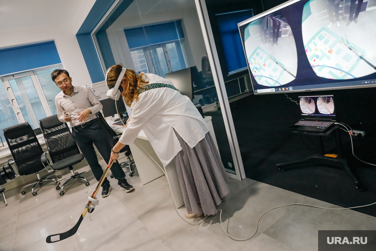 Студенты ГГНТУ разработали VR-тренажер для хоккеистов. И самое время, скоро в Грозном будет ледовый дворец