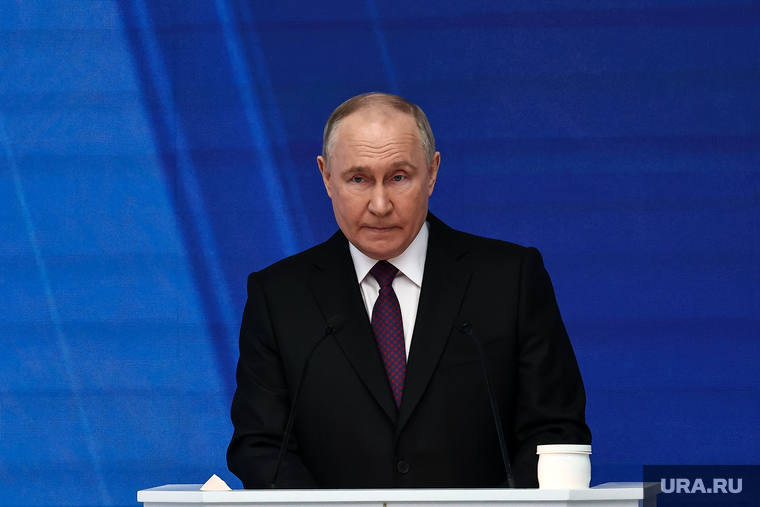 Владимир Путин на послании Федеральному Собранию РФ. Москва, путин владимир