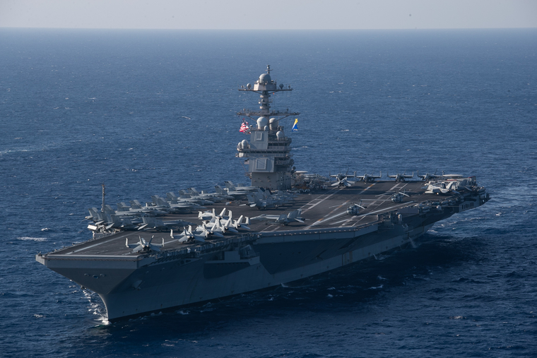 Авианосец ВМФ США USS Gerald R. Ford. stock, флот, сша, авианосец, Джеральд Р Форд