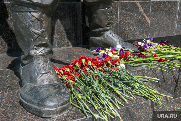 Клипарт иллюстрации к новостям о погибщих в ходе СВО. Пермь, гвоздики, цветы, памятник
