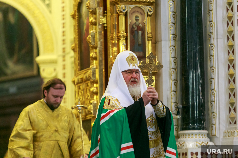 Богослужение совершил Патриарх Кирилл
