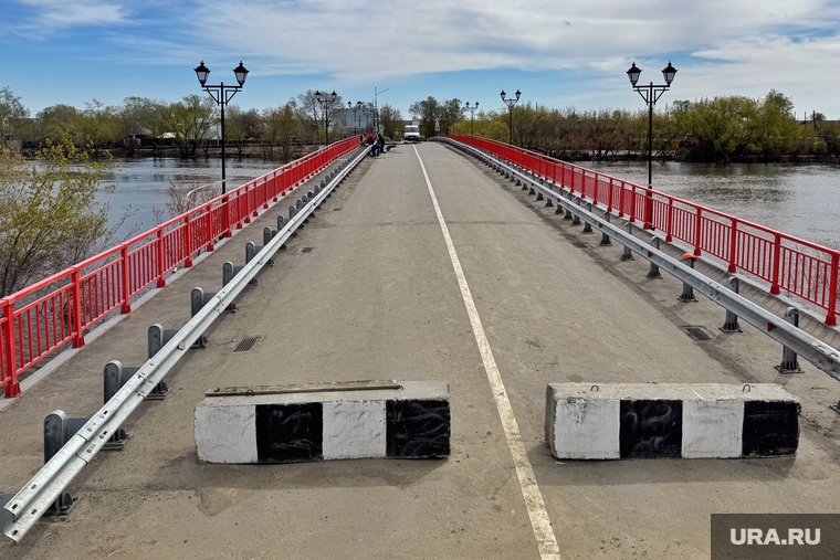 Кировский мост готовят к открытию. Курган, кировский мост