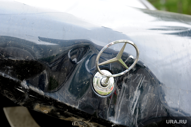 ДТП. Аварии. Челябинск., мерседес, mercedes-benz, дтп, авария, разбитый автомобиль, разбитая машина
