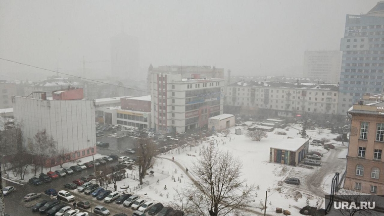 Непогода. Челябинск, снег, непогода, дождь