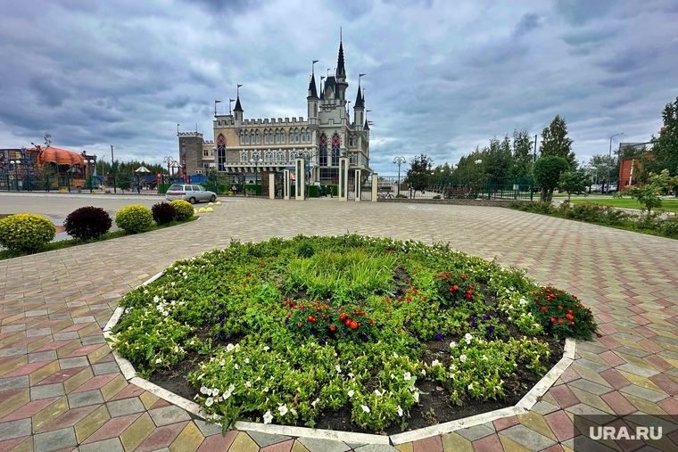 Замок в Заозерном. Курган, замок, заозерный, хогвартс