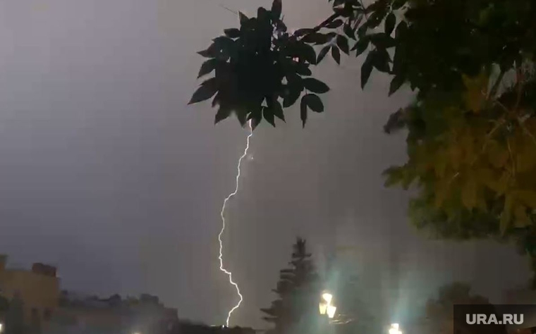 Челябинск, гроза, молния, молния, гроза