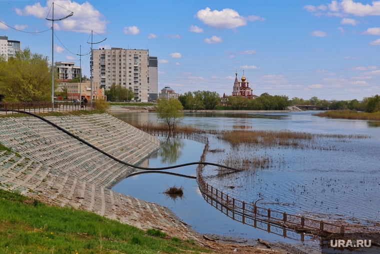 Набережная Тобола. Курган, набережная тобола