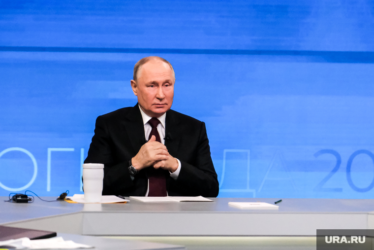 Итоги года с Владимиром Путиным. Москва, путин владимир