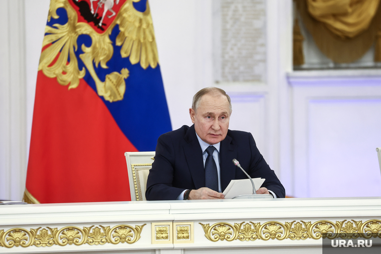 Владимир Путин на Госсовете в Кремле. Москва, путин владимир