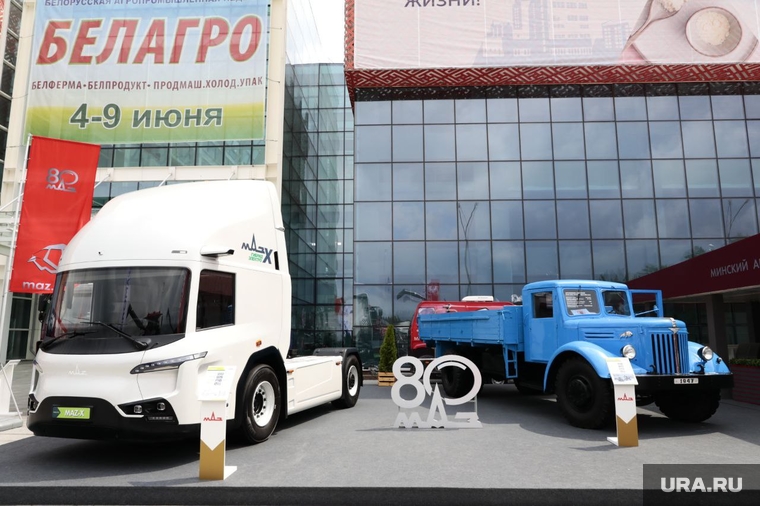 Выставка «Белагро»: 80 лет истории МАЗ и белорусской промышленности