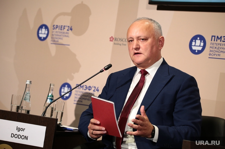 Игорь Додон (необр). ПМЭФ