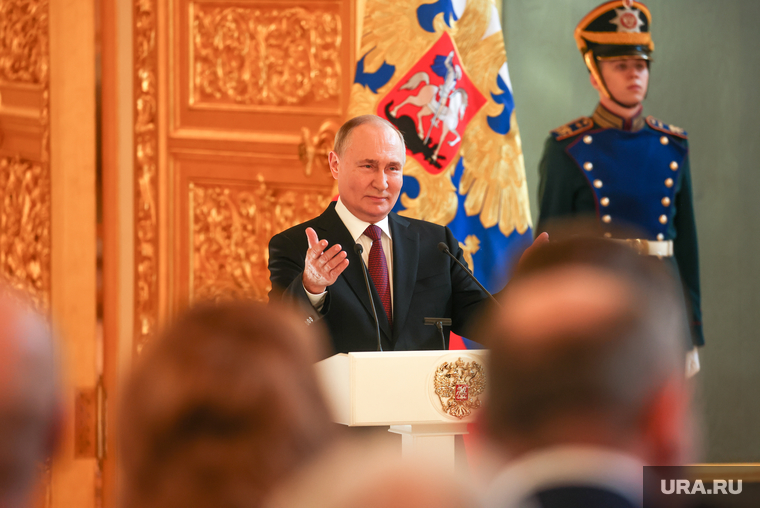 Президент России Владимир Путин на встрече с доверенными лицами. Москва, путин владимир