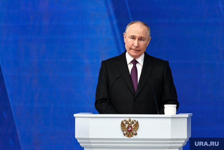 Владимир Путин на послании Федеральному Собранию РФ. Москва, путин владимир