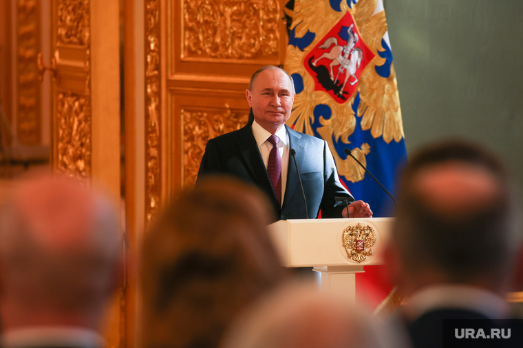 Президент России Владимир Путин на встрече с доверенными лицами. Москва, путин владимир