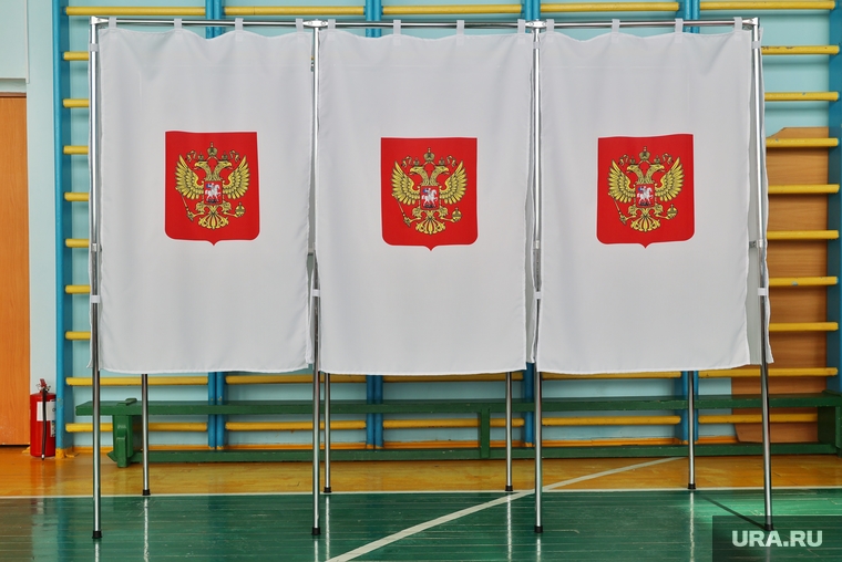 Выборы 2024. Курган, голосование, кабины для голосования, выборы 2024