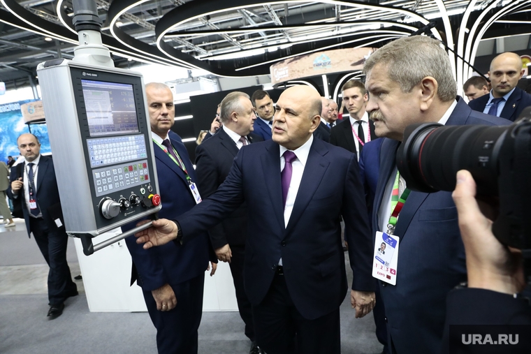 Председатель Правительства РФ Михаил Мишустин на Иннопром-2024. 9 июля 2024. Екатеринбург., мишустин михаил, иннопром 2024