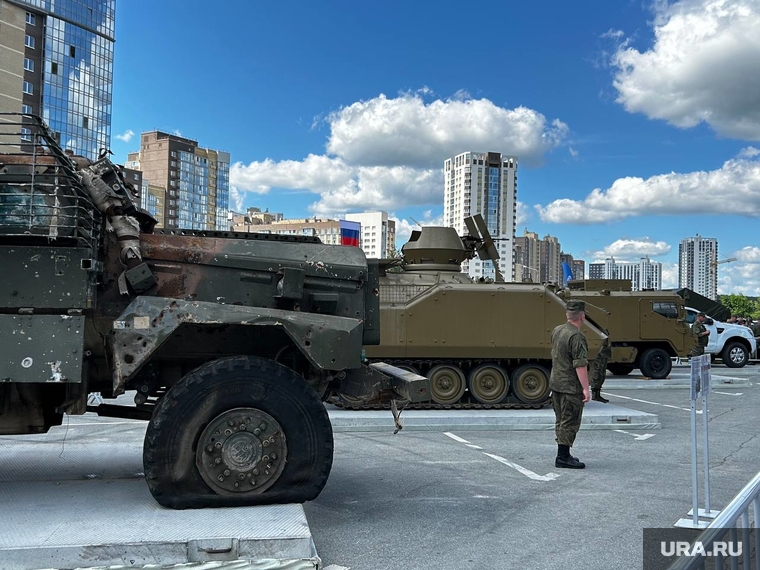 Выставка техники НАТО в Челябинске
