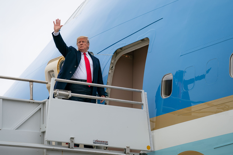 Клипарт The White House, приветствие, трамп дональд