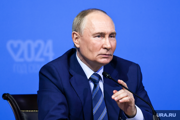 Владимир Путин на ВДНХ. Москва, путин владимир