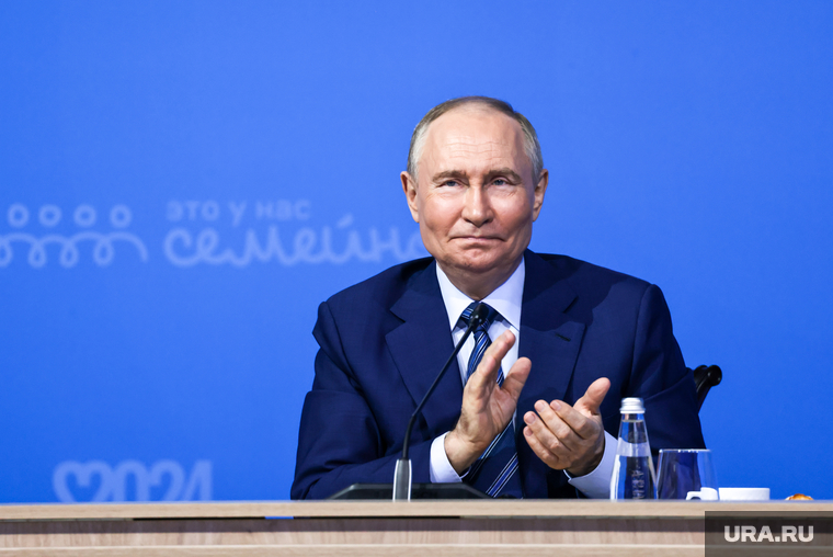Владимир Путин на ВДНХ. Москва, путин владимир
