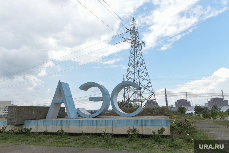 Виды Запорожской АЭС. Энергодар, запорожская аэс