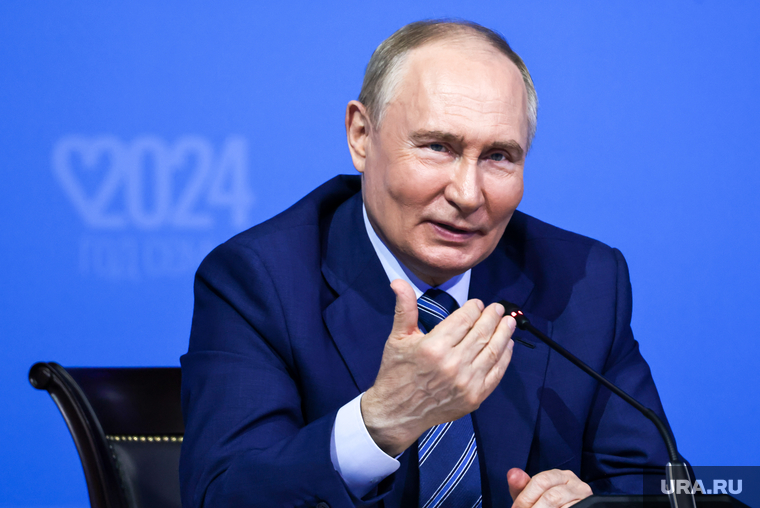 Владимир Путин на ВДНХ. Москва, путин владимир