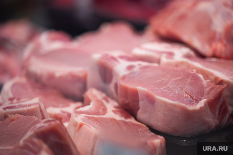 Продукты питания. Пермь, продукты, свинина, витрины, стелажи, говядина, мясная продукция, магазин, мясо, свинана
