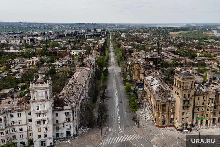 Мариуполь в период разбора завалов и осады завода Азовсталь. ДНР/Украина, последствия, украина, война, разрушения, сво, город мариуполь, разрушенный город