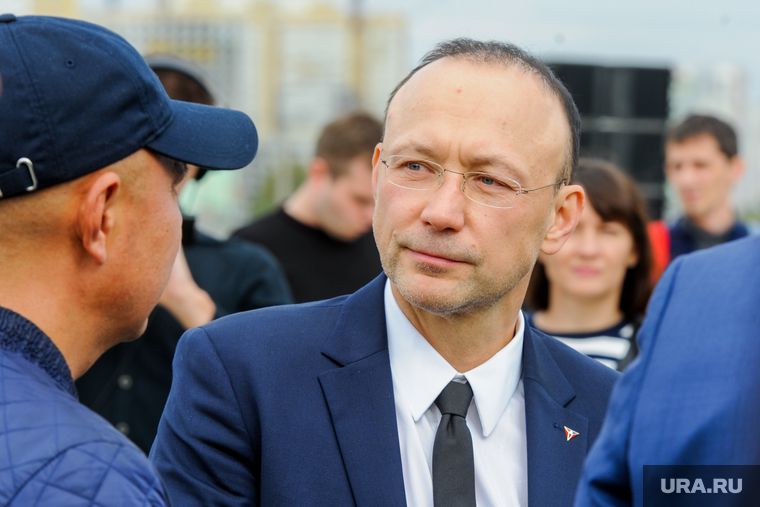 Алексей Текслер на церемонии закладки камня под строительство «РМК – Арена». Челябинск, алтушкин игорь