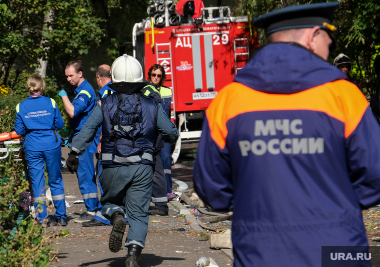 Взрыв газа в жилом доме в г. Балашиха. Москва, мчс, последствия взрыва, скорая помощь