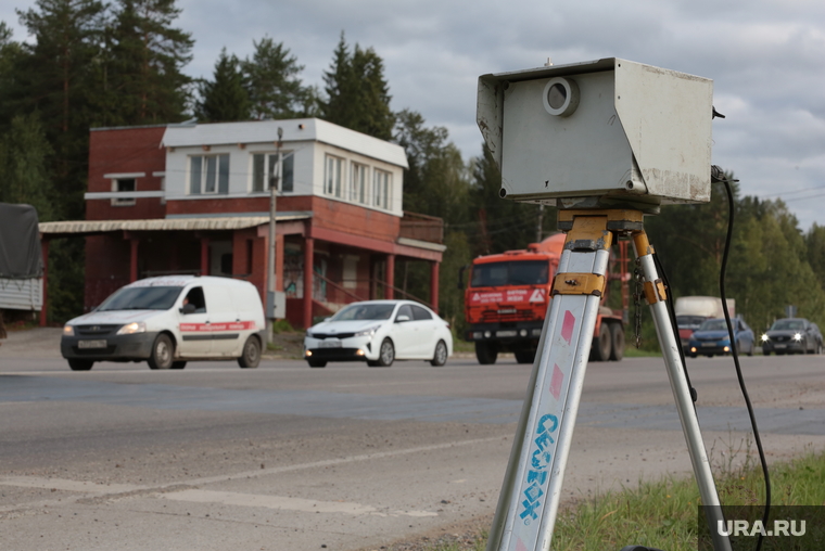 Автомобильная пробка на восточном обходе. Пермь, радар, дорога, автомобили, камера на дороге