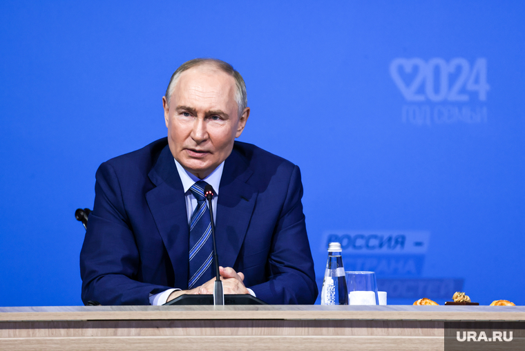Владимир Путин на ВДНХ. Москва, путин владимир
