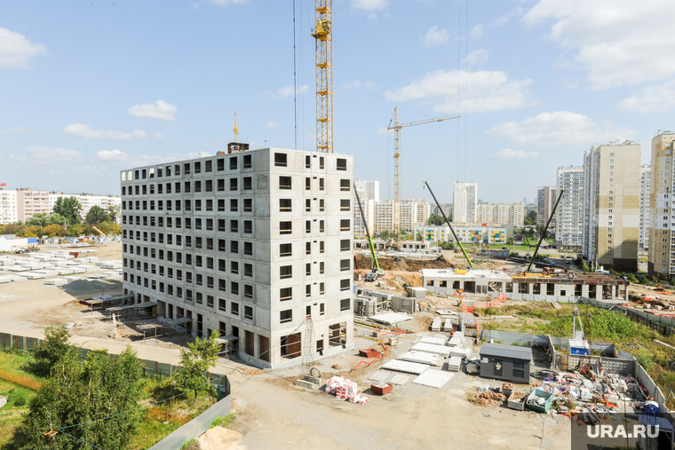 Новостройки. Челябинск, стройка
